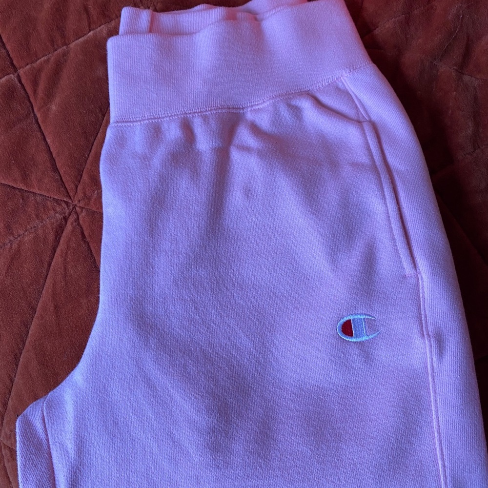 Pink Champion reverse weave joggers - Picture 3 of 6